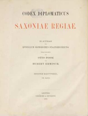 Urkundenbuch der Städte Kamenz und Löbau