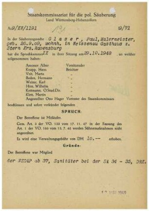Glaser, Paul