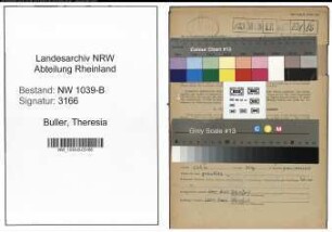 Entnazifizierung Theresia Buller , geb. 14.01.1889 (Lehrerin)
