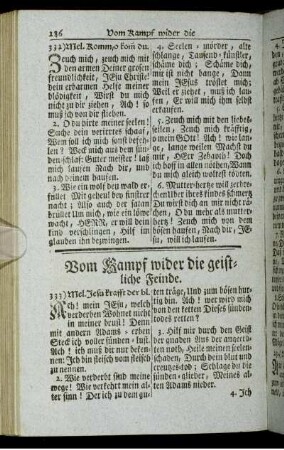 Vom Kampf wider die geistliche Feinde.