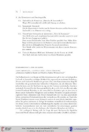 Entstanden figürliche Kunst und Musik in Baden-Württemberg?