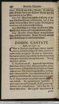 Domin. Cantate. Epist. Jac. I. 16-21