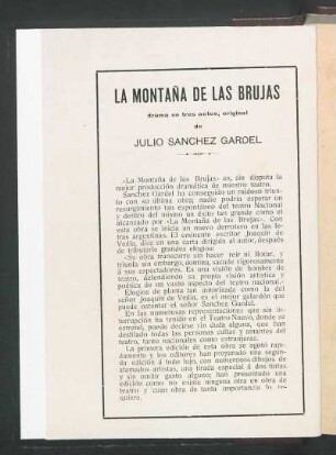 [Descripción corta de "La montaña de las Brujas"]