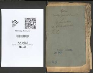 Bittschriften aus Meckenheim, Kanton Bonn