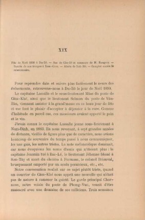 XIX. Fête de Noel 1890 à Du-Bo ...