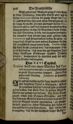 Das XXVI. Capitul.