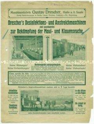Desinfektions- und Anstreichmaschinen
