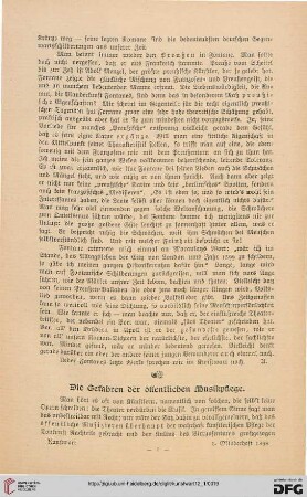 Die Gefahren der öffentlichen Musikpflege