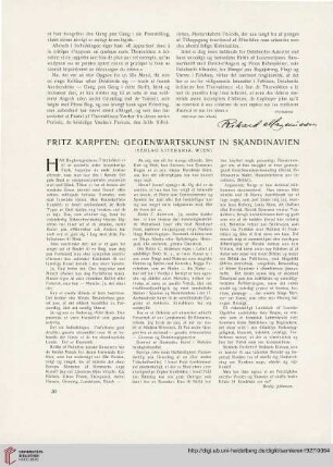 4: Fritz Karpfen: Gegenwartskunst in Skandinavien : (Verlag Literaria, Wien)