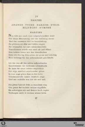 4. Narziss