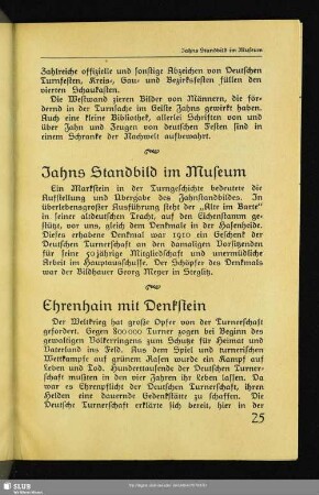 Ehrenhain mit Denkstein