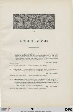 Broderies Anciennes (Nr. 721-1085)