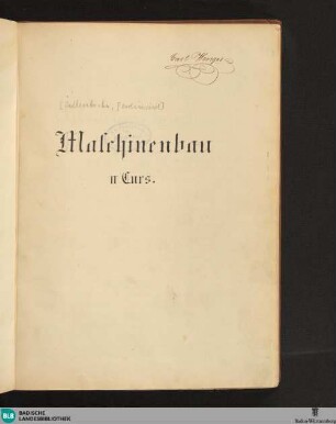 2: Kurs 1856/57 : B