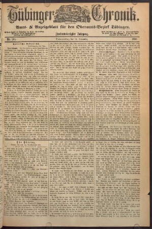 11. November (Nro. 264) - 14. November (Nro. 267)