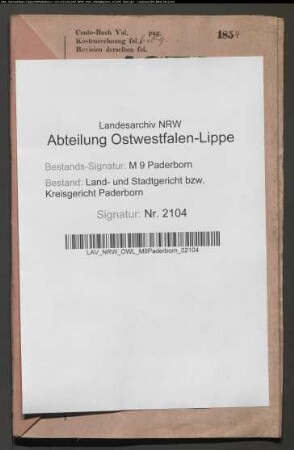 Erblasser: Düchting, (Johann) Friedrich: