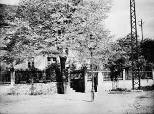 Viertelmeilenstein : Dohna, Weesensteiner Straße. Viertelmeilenstein (1729)