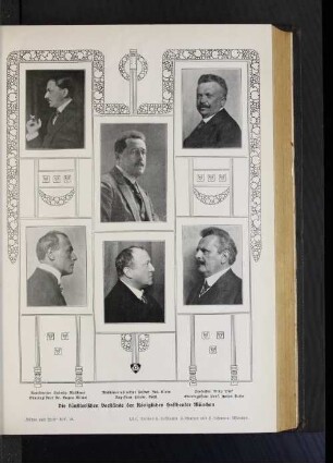 Die künstlerischen Vorstände der Königlichen Hoftheater München