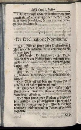 §. II. De Declinatione Nominum