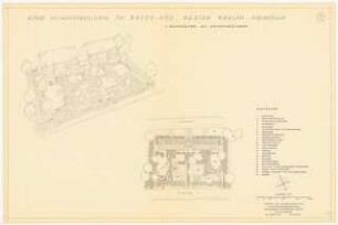 Siedlung Britz-Süd, Berlin-Neukölln: Grundriss Gartenarbeitsschule 1:500