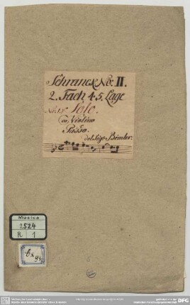 Sonatas - Mus.2524-R-1 : vl, bc - F