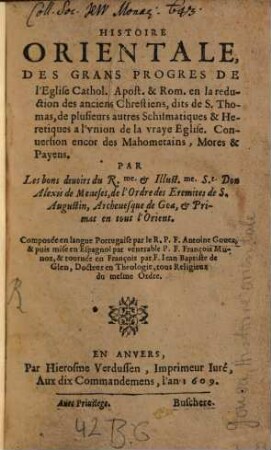 Histoire orientale