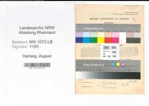 Entnazifizierung August Hartwig , geb. 31.12.1884 (Zimmermeister)