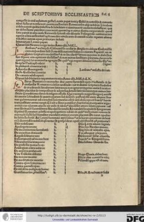 Lanfrancus archiepiscopus Canthuariensis ecclesiae in Anglia ex abbate Codoniensis coenobii, ordinis sancti Benedicti, natione Italus ex civitate Papiensi...