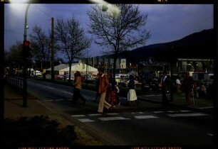 Freiburg: Fußgängerüberweg zum [Alten] Messplatz