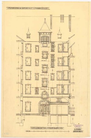 Wohnhaus mit Volkskaffeehaus Chausseestraße, Berlin: Vordergebäude Hofansicht