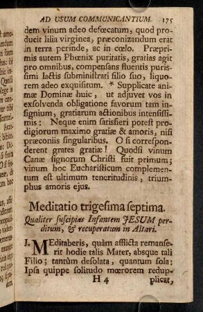 175-180, Meditatio trigesima septima