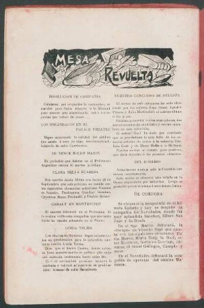 Mesa revuelta