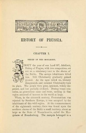 The history of Prussia