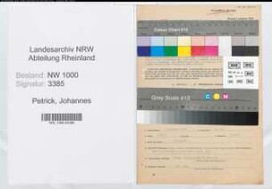 Entnazifizierung Johannes Petrick, geb. 09.02.1921 ()