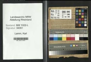 Entnazifizierung Karl Lamm , geb. 07.11.1910 (Kaufmaennischer Angestellter)