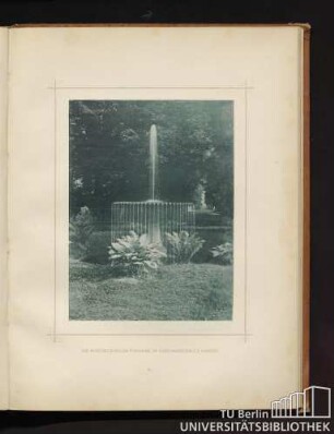 [Tafel] 51. Die Muschelschalen-Fontaine im Lord-Marschall's Garten.