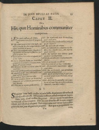 Caput II. De His, quae Hominibus communiter competunt.