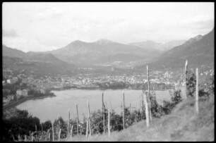 San Salvatore: vom San Salvatore auf Lugano, von tiefer