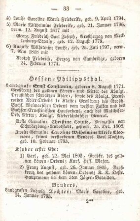 Hessen-Philippsthal.