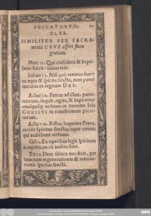 XLVI. Similiter Per Sacramenta Deus offert suam gratiam.