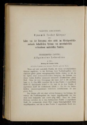 Vierter Abschnitt. Dynamik fester Körper