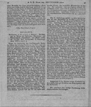 Leichtlen, J.: Forschungen im Gebiete der Geschichte, Alterthums- und Schriftenkunde Deutschlands. Freiburg: Wagner 1818