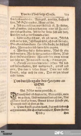 Von der Ubergabe des Hertzens an GOtt.