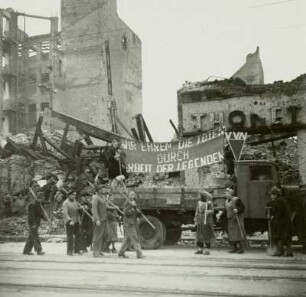 Aufräumarbeiten 1950
