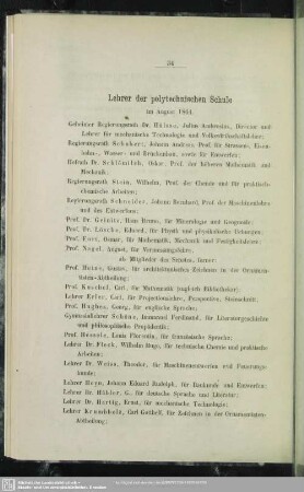 Lehrer der polytechnischen Schule