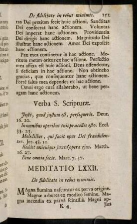151-160, Meditatio LXXII - LXXVI