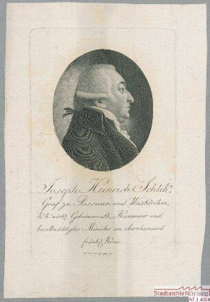 Joseph Heinrich Schlik (= von Schlick)