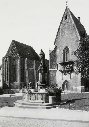 Naumburg, Dom : Naumburg. Dom St. Peter und Paul. Marienpfarrkirche und Dreikönigskapelle sowie Denkmalsbrunnen für Ekkehard von Meißen