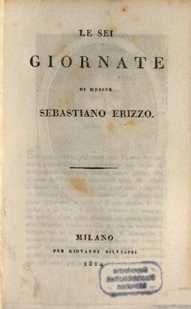 Le sei giornate