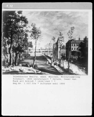 Park mit Schloss