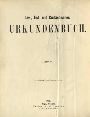 Liv-, est- und kurländisches Urkundenbuch : nebst Regesten. [1. Abteilung], 1436-1443